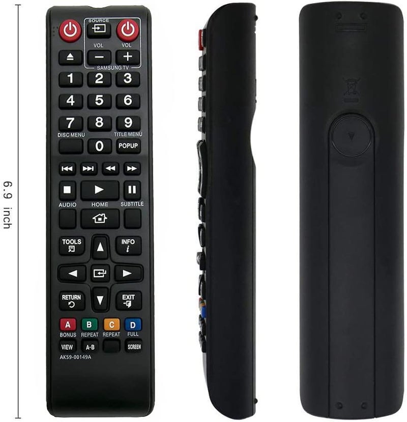 BOMAZ Replacement Remote Control for Samsung BD-J5900 BD-JM51 BD-F6500 Blu-ray Disc Player - Image 3